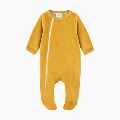 Велюровый комбинезон Mjolk Mustard (68)